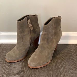 Joie leather suede ankle boots size 38